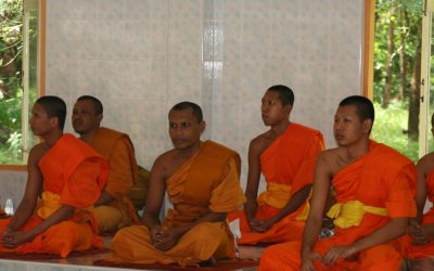 Chasing Monks in Luang Prabang