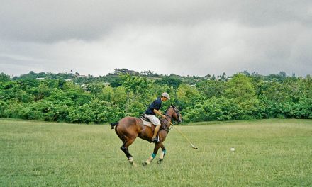 Playing Polo in Barbados