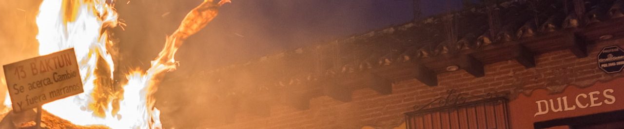 Burning of the Devil in Guatemala