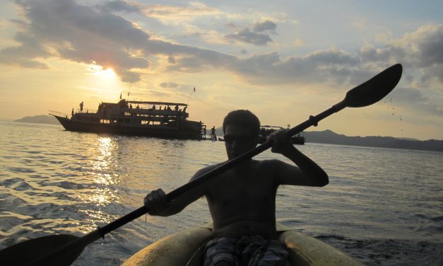 Canoeing Around Phuket, Thailand