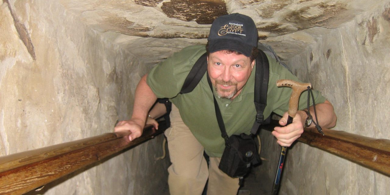 Inside Khufu’s Pyramid at Giza, Egypt