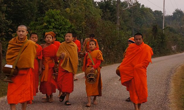 The Experience of Walking Beside Laotian Monks