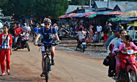 Cycling in Cambodia
