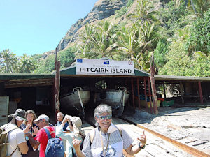  One small step for man: The author finally reaches Pitcairn Island 