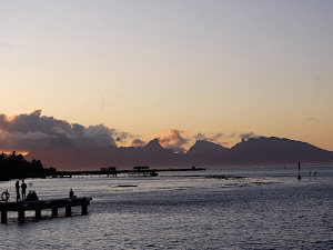 Sunset From Moorea's Hiltonnot Aranui 5