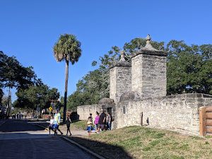  Gates of old walled city, St. Augustine 