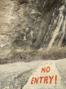  Signs painted on rocks all around Gobustan 