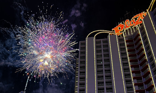 Plaza Hotel & Casino again celebrates<br>New Year?s Eve with live fireworks shows show